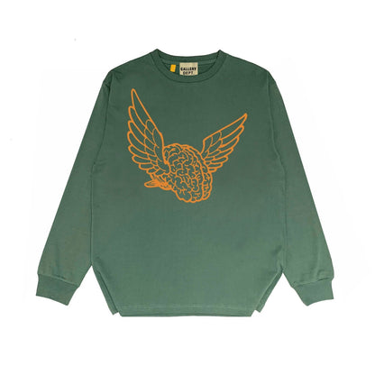 Gallery Dept Long Sleeved Shirt Fashion Brand Long Sleeve Long-Sleeved T-shirt Blouse