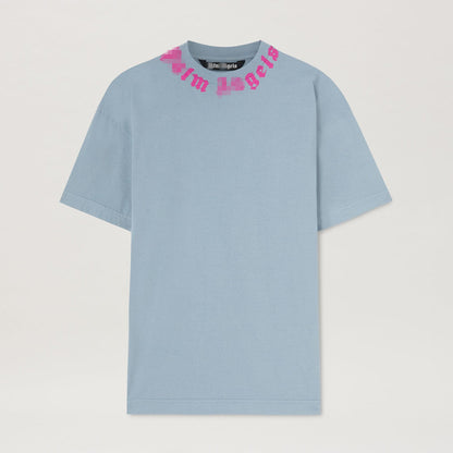 Palm Angels T-shirt Scarf Print Short Sleeve T-shirt