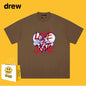 Drew T-shirts Cotton Short Sleeve Short Sleeve T-shirt Loose