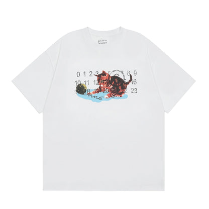 Maison Margiela T-shirt Crew Neck Loose Short Sleeve T-shirt