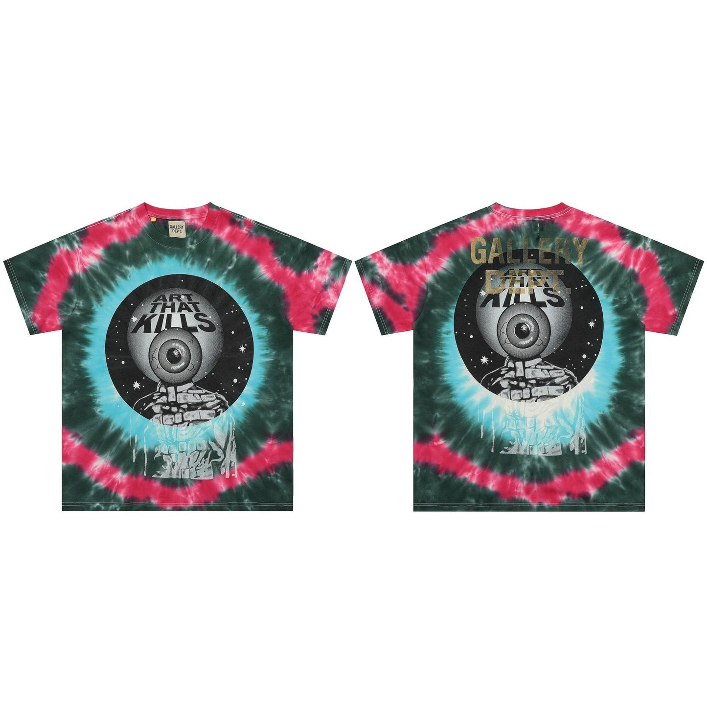 Gallery Dept T Shirts Los Angeles BF Trendy Tie-Dye Gallery Dept Tee