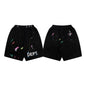 Gallery Dept Shorts Hand Painted Splash Ink Color Matching Casual Shorts