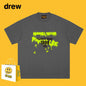 Drew T-shirts Smiley Face Short-Sleeved T-shirt Men's Short-Sleeved T-shirt