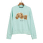Palm Angle Sweatshirt Palm Angels Embroidery Crew Neck Pullover Sweatshirt Men and Women Loose