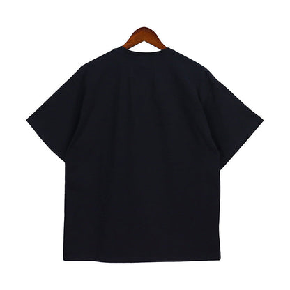 Rhude T-shirt Vintage Yacht Color Alphabet Print Short Sleeve T-shirt