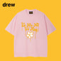 Drew T-shirts Short Sleeve Letter Print