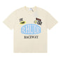Rhude T-shirt Racing Track Letter Print Short Sleeve T-shirt