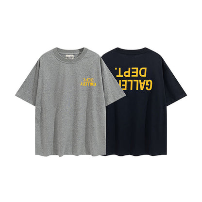 Gallery Dept T-shitrs Printed round Neck Short Sleeve