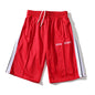 Palm Angle Shorts Palm Angels Striped Men and Women Couple Sports Casual Shorts Loose