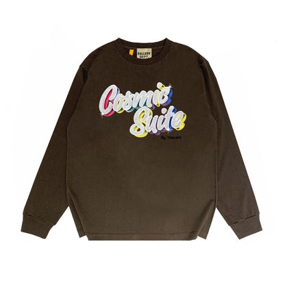 Gallery Dept Long Sleeved Shirt Fashion Brand Long Sleeve Long-Sleeved T-shirt Blouse