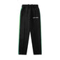 Palm Angle Pants Palm Angels Rainbow Striped Pants Men's and Women's Casual Trousers Loose Ins