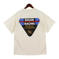 Rhude T-shirt Inverted Triangle Letter Print Short Sleeve T-shirt