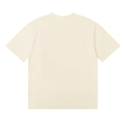 Rhude T-shirt Racing Formula Letter Logo Pattern Short Sleeve T-shirt