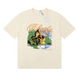 Rhude T-shirt Ski Theme Letter Print Short Sleeve T-shirt