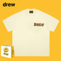 Drew T-shirts Short Sleeve Letter Cotton T-shirt Loose