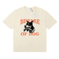 Rhude T-shirt Hound Letter Print Short Sleeve T-shirt