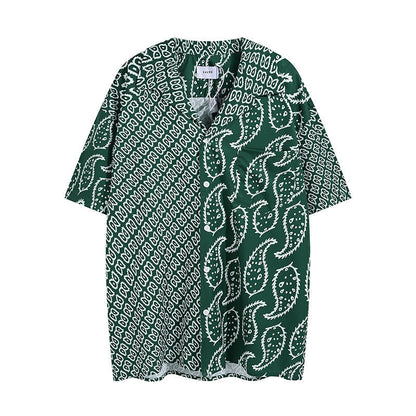 Rhude T-shirt Family Totem Casual Short Sleeve Shirt, Shorts