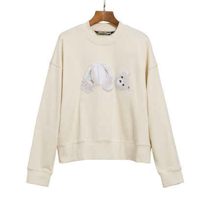 Palm Angle Sweatshirt Palm Angels Embroidery Crew Neck Pullover Sweatshirt Men and Women Loose