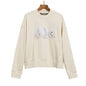 Palm Angle Sweatshirt Palm Angels Embroidery Crew Neck Pullover Sweatshirt Men and Women Loose