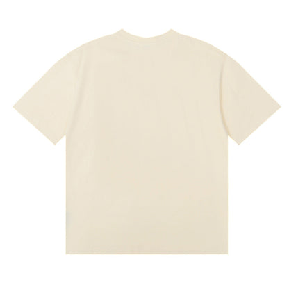 Rhude T-shirt Racing Track Letter Print Short Sleeve T-shirt