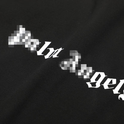 Palm Angels T-shirt Simple Letter Print Short Sleeve T-shirt