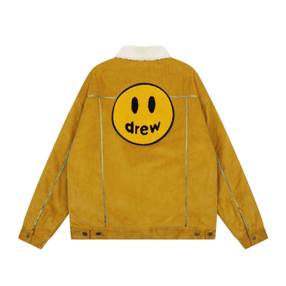 Drew House Jacket Unisex Lapel Fleece Denim Jacket