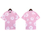 Denim Tears T-shirts Kapok Puff Print Short Sleeve T-shirt