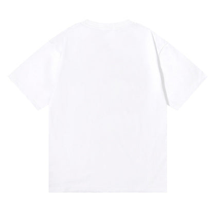 Rhude T-shirt Flag Floral Print Short Sleeve T-shirt