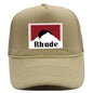 Rhude Hat Vintage Breathable Shade Baseball Cap