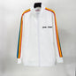 Palm Angle Sweatshirt Palm Angels Striped Men and Women Baggy Coat