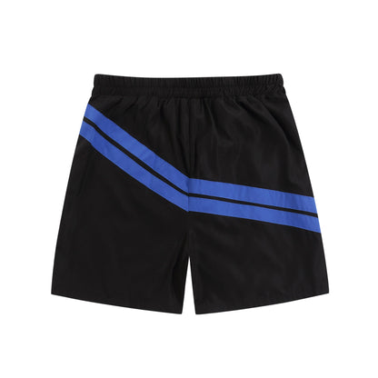 Palm Angle Shorts Palm Angels Striped Color Matching Printing Casual Beach Men and Women