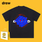 Drew T-shirts Graffiti Printing Short Sleeve