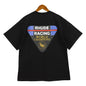 Rhude T-shirt Inverted Triangle Letter Print Short Sleeve T-shirt