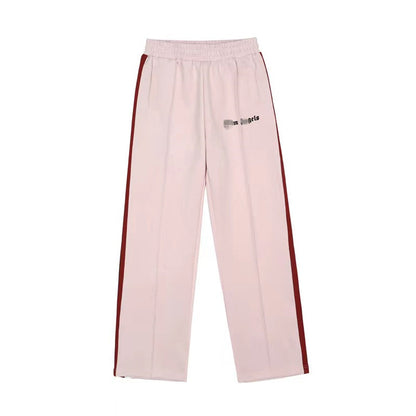 Palm Angle Pants Palm Angels Black and White Striped Casual Trousers Men's and Women's Sports Pants