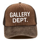 GALLERY DEPT Hat Washed Baseball Cap Printed Cap Outdoor Sun Cap GALLERY DEPT