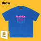 Drew T-shirts Smiley T-shirt Cotton Short Sleeve