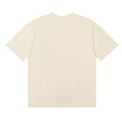Rhude T-shirt Hound Letter Print Short Sleeve T-shirt