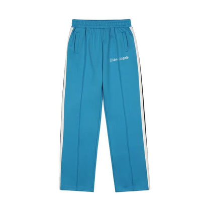 Palm Angle Pants Palm Angels Black and White Striped Casual Trousers Men's and Women's Sports Pants