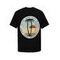 Rhude T-shirt Sunset Coconut Alphabet Print Short Sleeve T-shirt