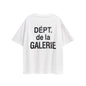 Gallery Dept T-shitrs Vintage Printed Summer plus Size Men and Women Short Sleeve