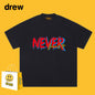 Drew T-shirts Printed Smiley T-shirt Loose