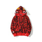 Bathing Ape Jacket Spring Fashion Brand Double Hood Camouflage Cardigan Zipper Sweater Coat for Men and Women