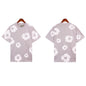 Denim Tears T-shirts Kapok Puff Print Short Sleeve T-shirt