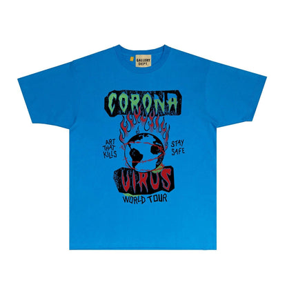 Gallery Dept T Shirts European And American Tee Shirt Short Sleeve T-Shirt Blouse