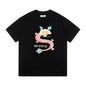 Maison Margiela T-shirt Dragon Print Crew Neck Loose Short Sleeve T-shirt