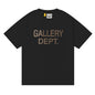 Gallery Dept T Shirts Los Angeles Gallery Dept Letter Print Loose Men and Women Casual Short Sleeved T-shirt
