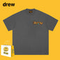 Drew T-shirts Short Sleeve Letter Cotton T-shirt Loose
