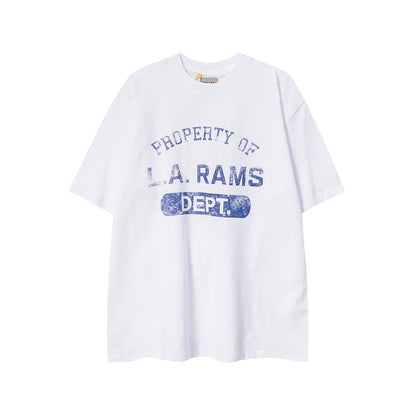 Gallery Dept T Shirts Summer Short Sleeve Loose