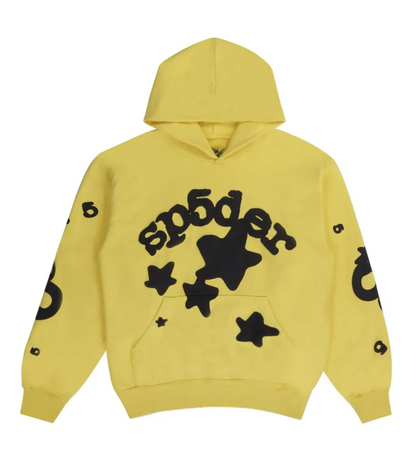 Sp5der Beluga Hoodie Gold