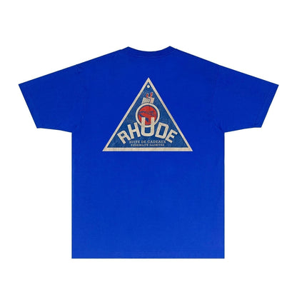 Rhude T-shirts Printed Trendy Pure Cotton